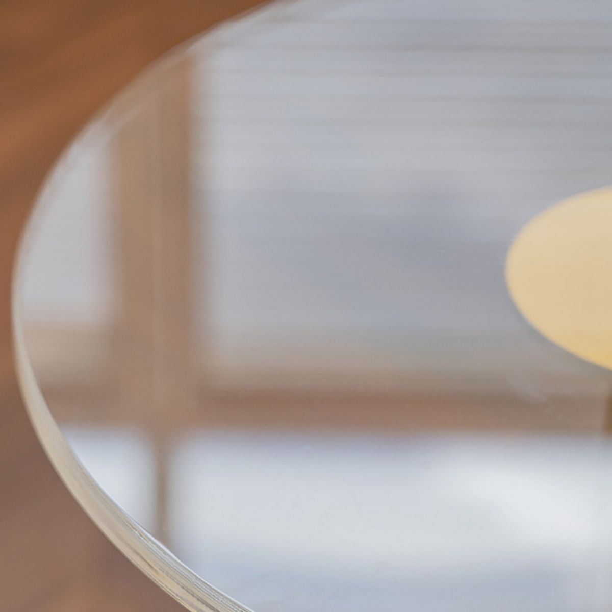 Clear Acrylic Round End Table 20" Tall Pedestal Sofa Side Accent Table Clearhalo 'Coffee & Accent Tables' 'End & Side Tables' 'end_side_tables' 'furn' 'furn_end_side_tables' 'Furniture' 'Living Room Furniture' 1200x1200_2af4f02f-0e46-414d-9395-47b8296fe9be