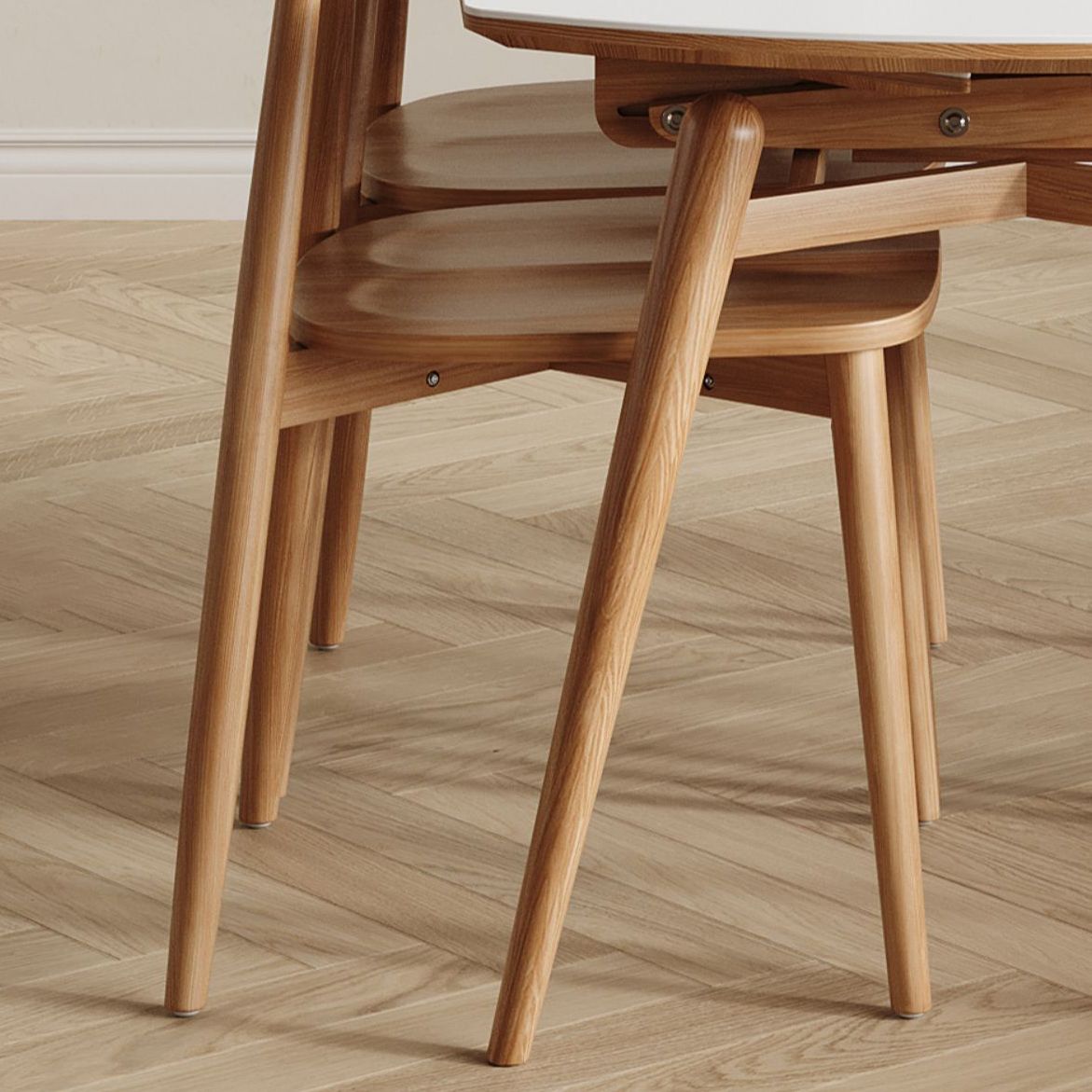 Modern White Stone Top Dining Table Extendable for Small Spaces Clearhalo 'Dining Tables & Seating' 'Dining Tables' 'dining_table' 'furn' 'furn_dining_table' 'Furniture' 'Kitchen & Dining Furniture' 1200x1200_2af61fcc-d0e6-4998-a9f0-2a7e30f0ca88