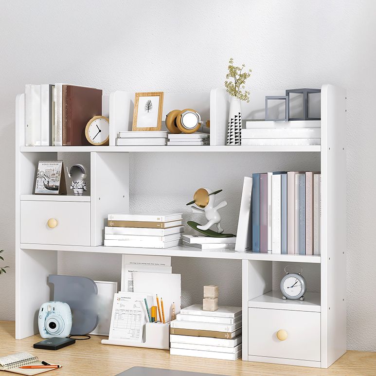 Moderne stijl boekenplank Open Back Wood Bookcast voor thuiskantoor