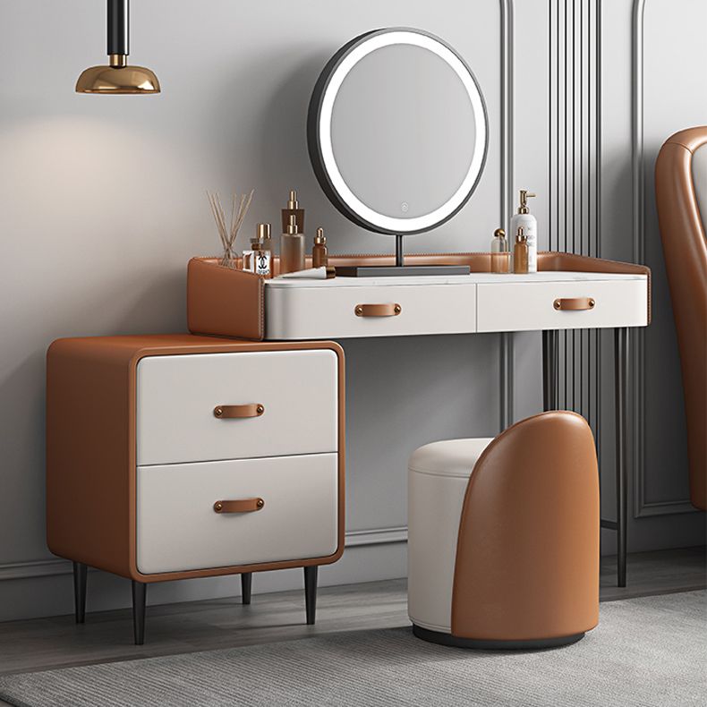 Tavolo da toeletta in legno in legno in legno massiccio in legno in legno massiccio top in pietra