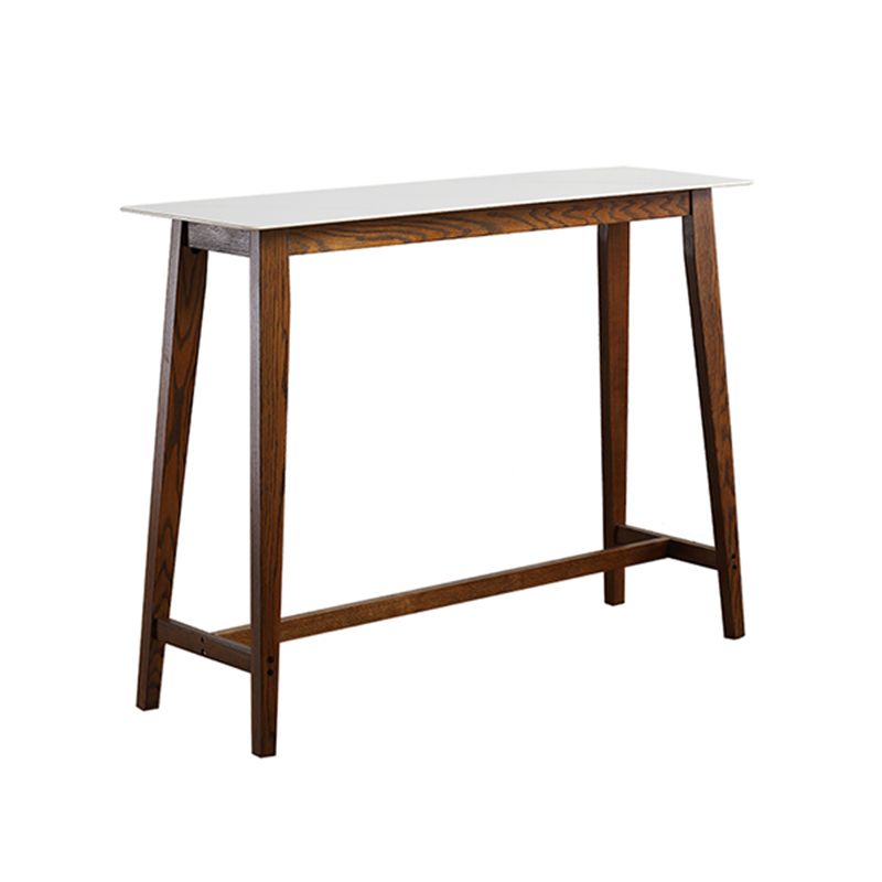 Juego de mesa rectangular para Bar y Pub, mesa de Bar y taburetes con marco de madera maciza, 1/3 Uds.