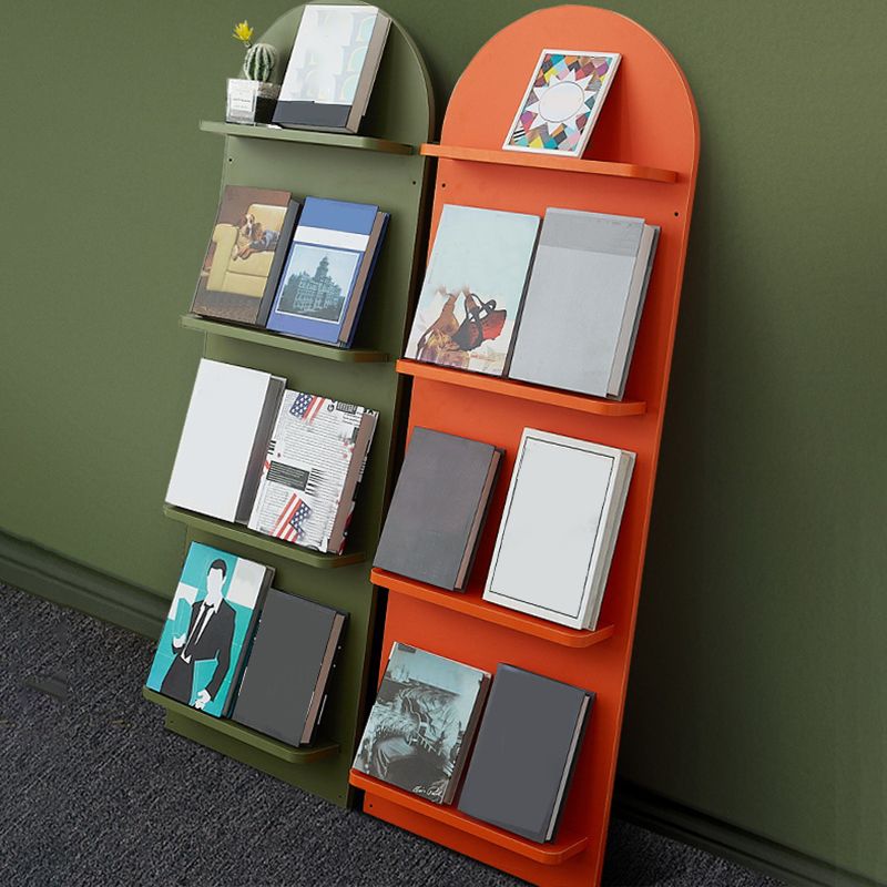 Scandinavian Wooden Bookcase Standard Closed Back Bookshelf with Shelves Clearhalo 'Bookcases' 'furn' 'furn_bookcases' 'Furniture' 'Office Furniture' 1200x1200_2afa89c8-c2ce-401e-a619-5a491b515dc4