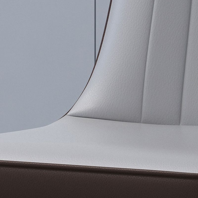 Home Scandinavian Side Chair Metal Solid Back Upholstered Dining Room Chair Clearhalo ' kitchen&dining_furn' 'Dining Chairs' 'Dining Tables & Seating' 'dining_chair' 'furn' 'furn_dining_chair' 'Furniture' 'furniture_dining_chair' 'Kitchen & Dining Furniture' 'kitchen' 1200x1200_2afc5931-596a-4530-82e1-8f732f2d4ea9