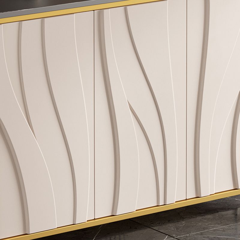 Hedendaagse stijl Credenza Stone Dining Buffet met kasten