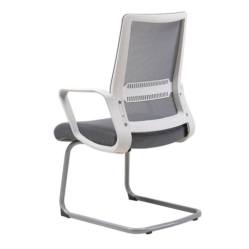 Contemporary Arm Chair Gray Adjustable Arms No Wheels Office Chair Clearhalo 'furn' 'furn_office_chair' 'Furniture' 'Office Chairs' 'Office Furniture' 'office_chair' 1200x1200_2b02ada8-865f-44d6-8e53-40185df7890e