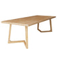 Moderne rechthoekige kantoorbureau natuurlijke slede Solid Wood Writing Desk