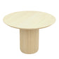 Modern Pedestal Casual Dining Table Round Solid Wood Dinner Table Kitchen Home Clearhalo 'Dining Tables & Seating' 'Dining Tables' 'dining_table' 'furn' 'furn_dining_table' 'Furniture' 'furniture_dining_table' 'Kitchen & Dining Furniture' 'kitchen' 'kitchen_dining_table' 1200x1200_2b03f847-9812-494e-8bbe-bb298f7920a1