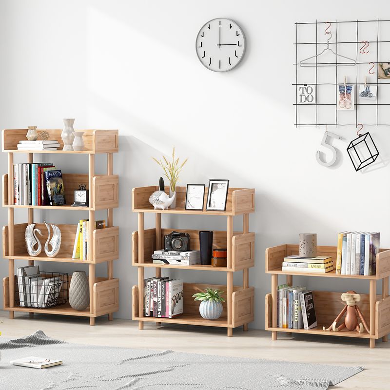 Libreria in stile scandinavo libreria aperta ingegnere in legno per ufficio