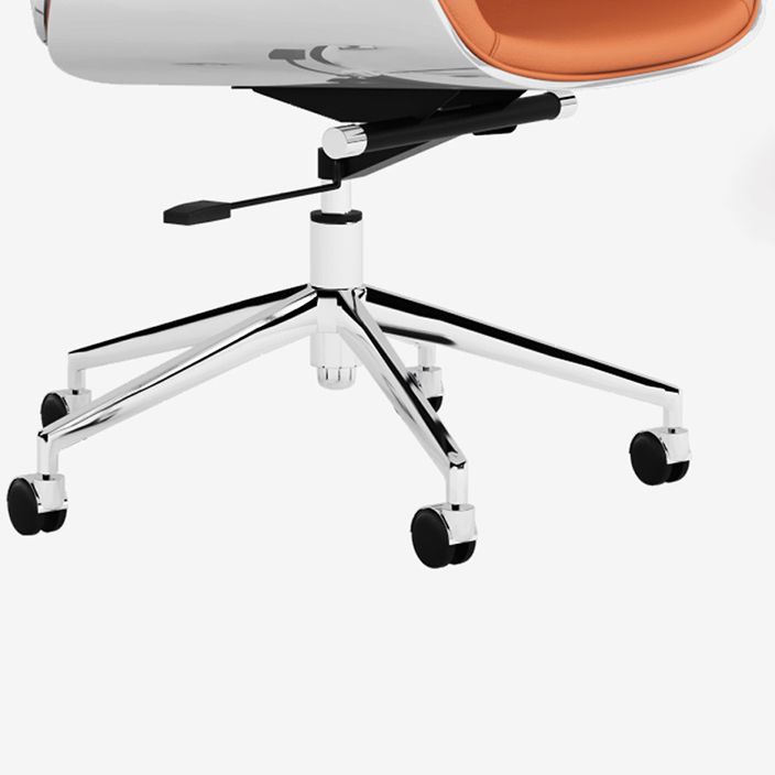 Executive Ergonomic Desk Chair Silver Metal Frame Modern Office Chair Clearhalo 'furn' 'furn_office_chair' 'Furniture' 'furniture_office_chair' 'Office Chairs' 'Office Furniture' 'office_chair' 1200x1200_2b04efbb-462a-46d5-ba2f-676cfa0ea176