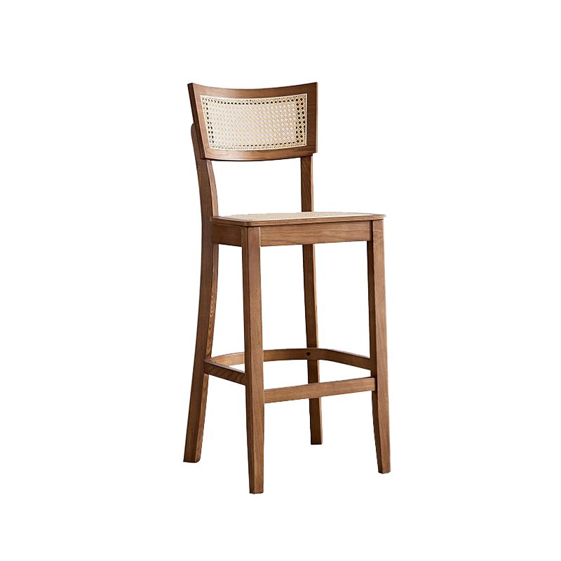 Contemporary Solid Wood Frame Stool Low Back Armless Bar Stool Clearhalo 'Bar Furniture' 'Bar Stools' 'bar_stools' 'furn' 'furn_bar_stools' 'Furniture' 'Kitchen & Dining Furniture' 1200x1200_2b0538f9-1129-48a8-b117-34edc9550802