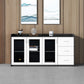 Modern White Engineered Wood Filing Cabinet for Home and Office