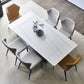 Contemporary Rectangle Dining Room Table Sintered Stone Table with Black Pedestal Base Clearhalo ' dining_table' 'Dining Tables & Seating' 'Dining Tables' 'furn' 'furn_dining_table' 'Furniture' 'furniture_dining_table' 'Kitchen & Dining Furniture' 'kitchen&dining_furn' 'kitchen' 'kitchen_dining_table' 1200x1200_2b06ad05-9a5f-4150-bc91-b9c0753e7494