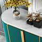 Technischer Holzbuffet Ständer mit Schränken Glam Buffet Sideboard