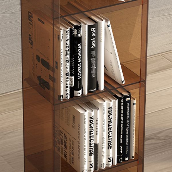 Closed Back Acrylic Standard Bookshelf Vertical Glam Bookshelf for Living Room Clearhalo 'Bookcases' 'furn' 'furn_bookcases' 'Furniture' 'furniture_bookcases' 'kitchen' 'kitchen_bookcases' 'Living Room Furniture' 'Office Furniture' 1200x1200_2b094889-ba43-481f-ac83-5e96c78ff8d4
