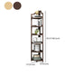 Modern Style Corner Bookshelf Solid Wood Vertical Bookcase for Home