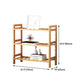 Etagere Bücherregal Bamboo Open Back Regal Bücherregal für den Studienraum