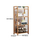 3/4/5-Shelf Manufactured Bookshelf Wood Etagere Natural Scandinavian Vertical Bookcase Clearhalo 'Bookcases' 'furn' 'furn_bookcases' 'Furniture' 'furniture_bookcases' 'Office Furniture' 1200x1200_2b0cad7a-3215-4bfd-8513-e1a46ef79a61