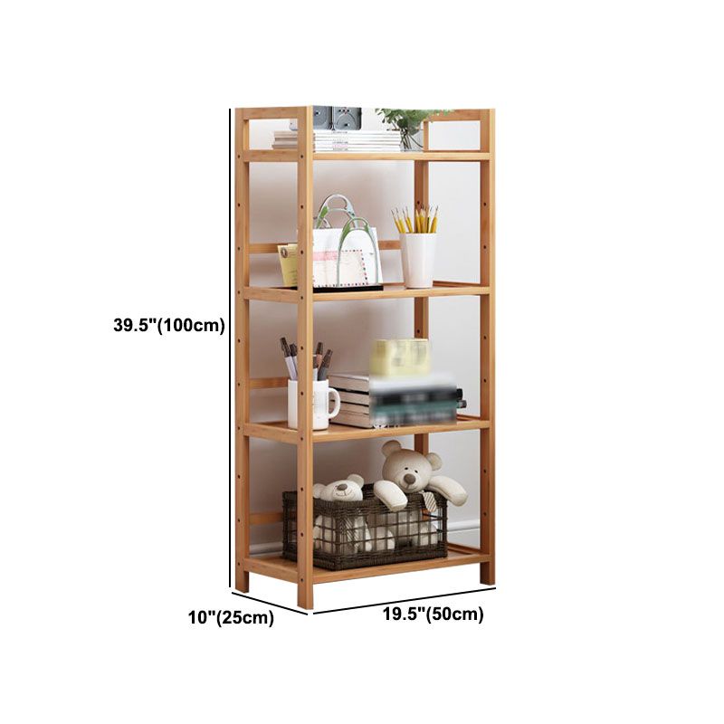 3/4/5-Shelf Manufactured Bookshelf Wood Etagere Natural Scandinavian Vertical Bookcase Clearhalo 'Bookcases' 'furn' 'furn_bookcases' 'Furniture' 'furniture_bookcases' 'Office Furniture' 1200x1200_2b0cad7a-3215-4bfd-8513-e1a46ef79a61