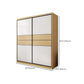 Wooden Wardrobe Armoire with Drawer Modern Wardrobe Closet - 63"L x 23.6"W x 82.9"H Clearhalo 'Armoires & Wardrobes' 'armoires_wardrobes' 'Bedroom Furniture' 'furn' 'furn_armoires_wardrobes' 'Furniture' 1200x1200_2b0ce224-30fb-4b05-a693-30de2cfad6c4
