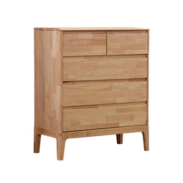 Coffre d'accentuation moderne avec des jambes et des tiroirs naturels