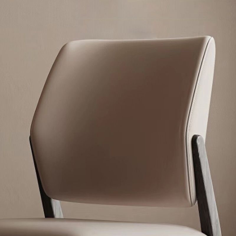 Open Back Dining Side Chair Industrial Solid Wood Dining Chair Clearhalo 'Dining Chairs' 'Dining Tables & Seating' 'dining_chair' 'furn' 'furn_dining_chair' 'Furniture' 'Kitchen & Dining Furniture' 1200x1200_2b11ccf5-fe6e-4f48-8c82-30e8f051b1e6