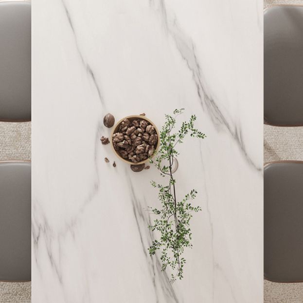 Modern 1/4/5/6/7 Pieces Dining Set Sintered Stone Dining Table Set with Wood Legs for Home Clearhalo 'Dining Room Sets' 'Dining Tables & Seating' 'dining_room_set' 'furn' 'furn_dining_room_set' 'Furniture' 'furniture_dining_room_set' 'Kitchen & Dining Furniture' 'kitchen&dining_furn' 'kitchen' 1200x1200_2b127670-7b5e-42cb-acf4-8aaf166b9ae9