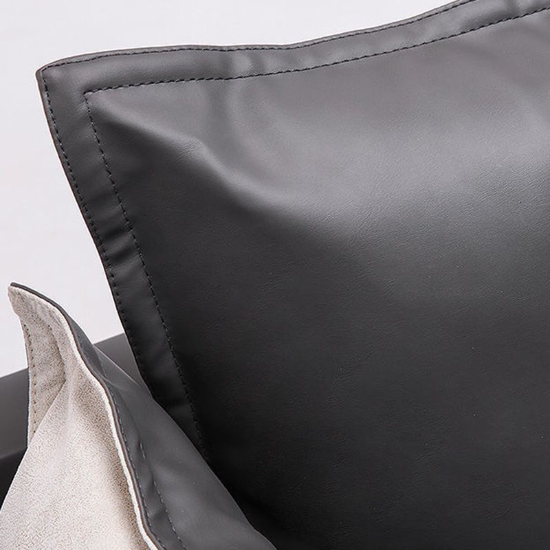 SOFA DI CITTURA FUCCHIO 33,46 "D X 33.46" di divano a braccio quadrato per soggiorno