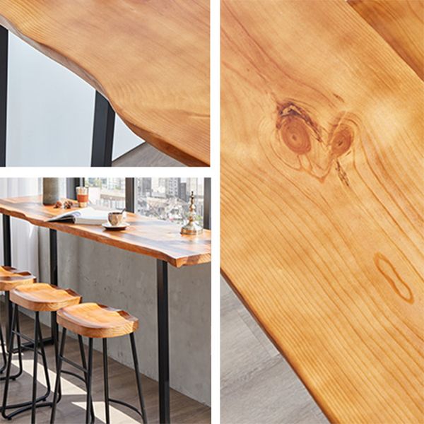 Tavolo da pranzo in legno pino tavolo da bar rettangolo moderno per sala da pranzo