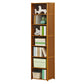 Modern Style Bookshelf Standard Closed Back Wooden Bookcase for Home