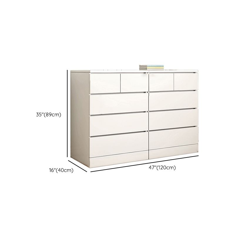 Contemporary Manufactured Wood Accent Chest Rectangle White Accent Chest with Drawer Clearhalo 'Cabinets & Chests' 'cabinets_chests' 'furn' 'furn_cabinets_chests' 'Furniture' 'Living Room Furniture' 1200x1200_2b1943fa-caf1-4d30-8604-f6b184d27d59