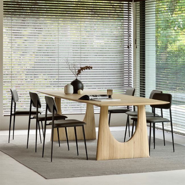 Rectangle Casual Dining Table Solid Wood Fixed Table for Kitchen Clearhalo ' dining_table' 'Dining Tables & Seating' 'Dining Tables' 'furn' 'furn_dining_table' 'Furniture' 'furniture_dining_table' 'Kitchen & Dining Furniture' 'kitchen&dining_furn' 'kitchen' 'kitchen_dining_table' 1200x1200_2b1c2eca-f303-4355-8fc1-d9735b858466