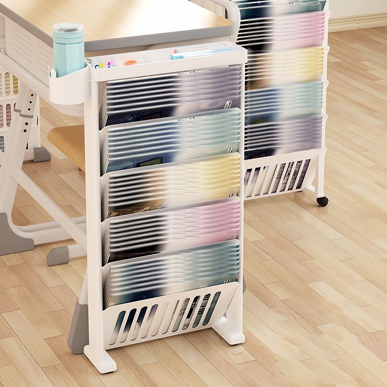 Plastic Closed Back Geometric Bookshelf Contemporary Bookshelf for Classroom Clearhalo 'Bookcases' 'furn' 'furn_bookcases' 'Furniture' 'furniture_bookcases' 'kitchen' 'kitchen_bookcases' 'Living Room Furniture' 'Office Furniture' 1200x1200_2b1c7c83-83fe-4ec2-bea5-188d5ac90ace