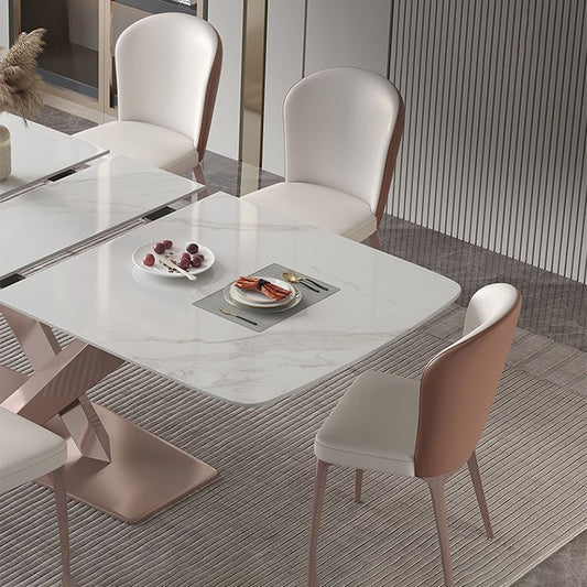 1/4/5/7 Pieces Luxury Dinette Set with Sintered Stone Table and Chairs Dining Furniture Clearhalo 'Dining Room Sets' 'Dining Tables & Seating' 'dining_room_set' 'furn' 'furn_dining_room_set' 'Furniture' 'furniture_dining_room_set' 'Kitchen & Dining Furniture' 'kitchen&dining_furn' 'kitchen' 1200x1200_2b1c98a2-0bbe-4a9a-9035-5c5732ef4f5f