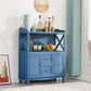 Mid-Century Modern Accent Cabinet with Drawers and Doors in Solid Wood Clearhalo 'Cabinets & Chests' 'cabinets_chests' 'furn' 'furn_cabinets_chests' 'Furniture' 'Living Room Furniture' 1200x1200_2b1ce565-85e5-4a67-93fb-9124147103e3