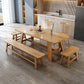 Modern 1/2/3/4/5 Pieces Dining Set Pine Wood Dining Furniture Set /Separate Items Clearhalo 'Dining Room Sets' 'Dining Tables & Seating' 'dining_room_set' 'furn' 'furn_dining_room_set' 'Furniture' 'furniture_dining_room_set' 'Kitchen & Dining Furniture' 'kitchen&dining_furn' 'kitchen' 1200x1200_2b1d438a-d843-429d-afa1-17409cbb731f