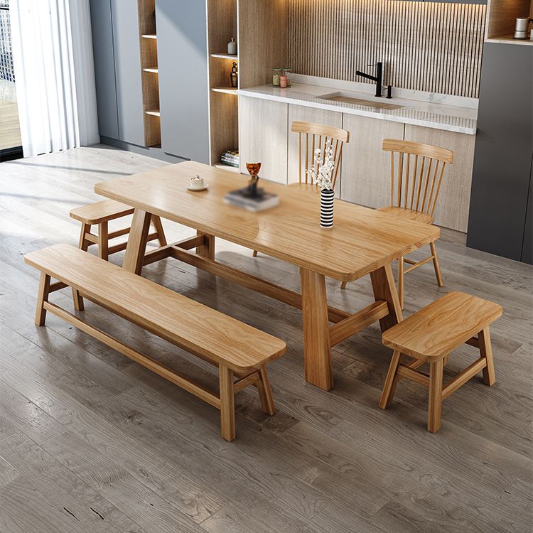 Modern 1/2/3/4/5 Pieces Dining Set Pine Wood Dining Furniture Set /Separate Items Clearhalo 'Dining Room Sets' 'Dining Tables & Seating' 'dining_room_set' 'furn' 'furn_dining_room_set' 'Furniture' 'furniture_dining_room_set' 'Kitchen & Dining Furniture' 'kitchen&dining_furn' 'kitchen' 1200x1200_2b1d438a-d843-429d-afa1-17409cbb731f