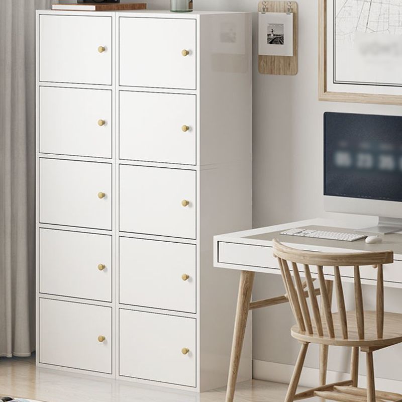 Contemporary Vertical Standard Bookcase Manufactured Wood Bookcase with Doors Clearhalo 'Bookcases' 'furn' 'furn_bookcases' 'Furniture' 'furniture_bookcases' 'kitchen' 'kitchen_bookcases' 'Living Room Furniture' 'Office Furniture' 1200x1200_2b1d9f65-5c6e-4040-8555-1b745ed83dd4