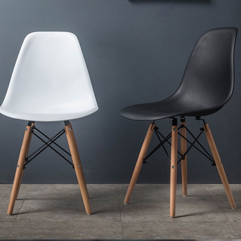 Glam Style Wooden Side Chair Matte Finish Dining Chair for Dinning Room Clearhalo ' kitchen&dining_furn' 'Dining Chairs' 'Dining Tables & Seating' 'dining_chair' 'Furniture' 'furniture_dining_chair' 'Kitchen & Dining Furniture' 'kitchen' 1200x1200_2b1e9fd8-5c3a-4238-b891-8c68e5b02c3f