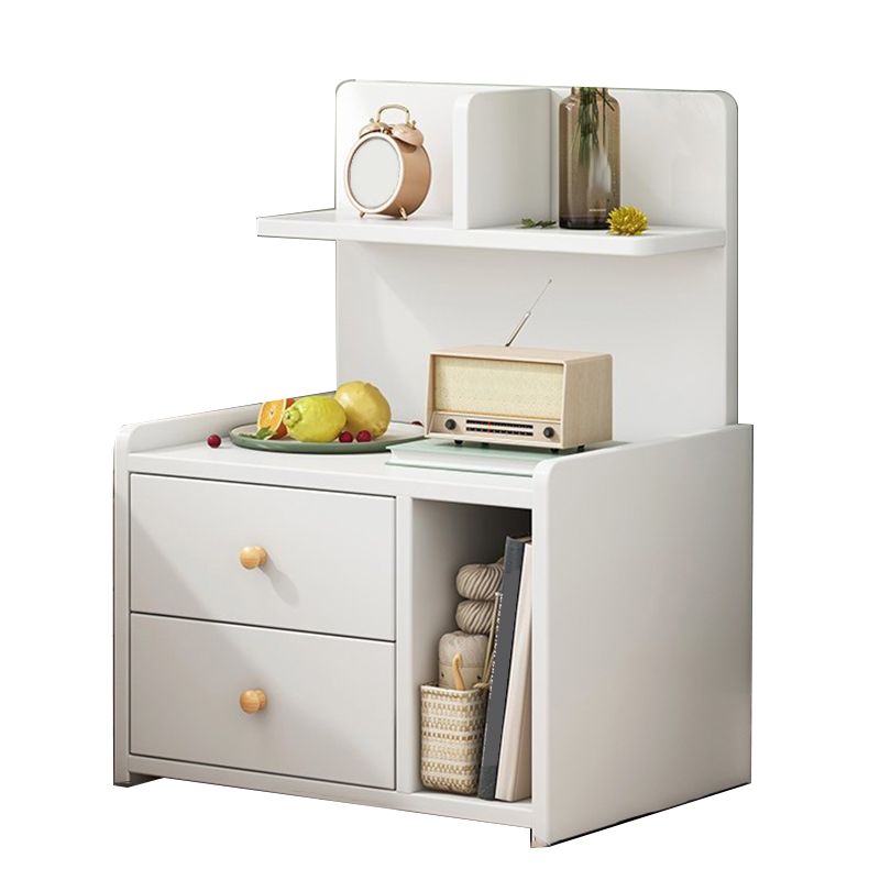 Open Storage Modern Night Table Drawer Storage Imitation Wood Nightstand Clearhalo 'Bedroom Furniture' 'furn' 'furn_night_stand' 'Furniture' 'night_stand' 'Nightstands' 1200x1200_2b1ed9d2-b273-449f-9b4c-cb454e928444