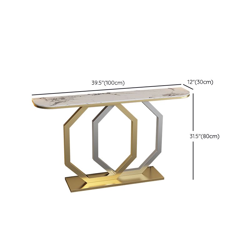 Glamkonsole Akzenttisch Antikes Finishsofa in Stein