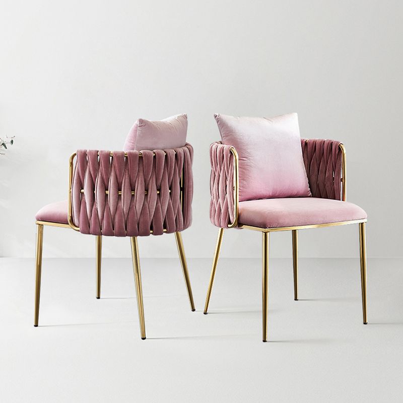 Minimalist Style Arm Chair Upholstered Barrel Back Single Dining Chair for Home Use Clearhalo ' kitchen&dining_furn' 'Dining Chairs' 'Dining Tables & Seating' 'dining_chair' 'furn' 'furn_dining_chair' 'Furniture' 'furniture_dining_chair' 'Kitchen & Dining Furniture' 'kitchen' 1200x1200_2b237389-cafb-424b-89a1-225dc0dc340d