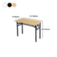 Foldable Writing Desk Contemporary Style Rectangular Dormitory Bedroom Desk Clearhalo 'Furniture' 'furniture_office_desk' 'Office Desks' 'Office Furniture' 'office_desk' 1200x1200_2b24f970-3285-4510-b267-108c63dadf3c