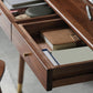 Bedroom Office Desk Solid Wood Legs Parsons Writing Desk with Drawer Clearhalo 'furn' 'furn_office_desk' 'Furniture' 'Office Desks' 'Office Furniture' 'office_desk' 1200x1200_2b250cb6-06d8-49ff-b00b-c2fbfb139075