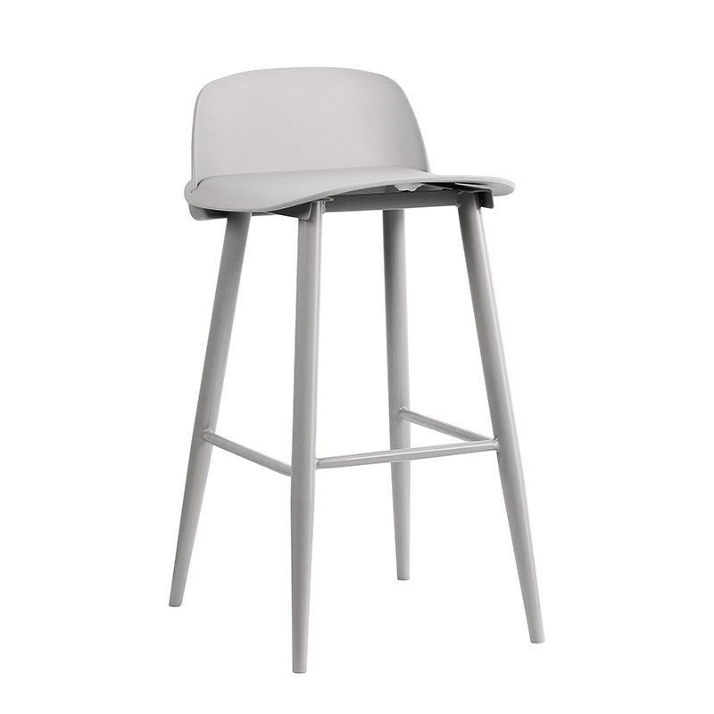 Contemporary Plastic Low Back Armless Bar Stools with Metal Base Clearhalo 'Bar Furniture' 'Bar Stools' 'bar_stools' 'furn' 'furn_bar_stools' 'Furniture' 'Kitchen & Dining Furniture' 1200x1200_2b251ce4-0b29-4611-87b9-03941d1a1dfc