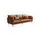 Pillow Armrest Latex Seat Imitation Leather & Leather Upholstered Rectangular Sofa Clearhalo 'furn' 'furn_sofas' 'Furniture' 'furniture_sofas' 'kitchen' 'kitchen_sofas' 'Living Room Furniture' 'Sofa' 'sofas' 1200x1200_2b2588bc-a78c-4685-8053-ee96b39d3848