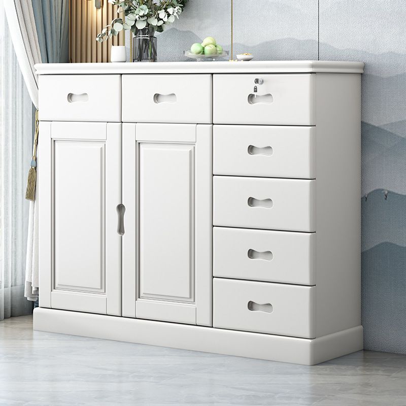 Contemporary Rectangle Accent Cabinet with Drawers Wood Storage Cabinet Clearhalo 'Cabinets & Chests' 'cabinets_chests' 'furn' 'furn_cabinets_chests' 'Furniture' 'Living Room Furniture' 1200x1200_2b25da5a-688a-4017-afc4-7fa315f0bcd4