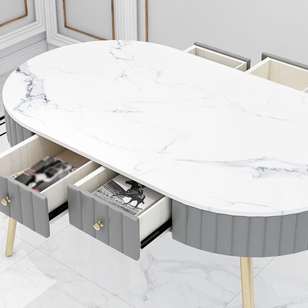 4/5 pièces OVAL BLANC STONE EN SIGNE SEAU POUR LA MAISON pour la maison