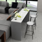 Indoor Contemporary Bar Dining Table Rectangle Stone Bar Table Clearhalo 'Bar Furniture' 'Bar Tables' 'bar_tables' 'furn' 'furn_bar_tables' 'Furniture' 'Kitchen & Dining Furniture' 1200x1200_2b2c2663-3f53-4fae-b9e0-35ce768dac15