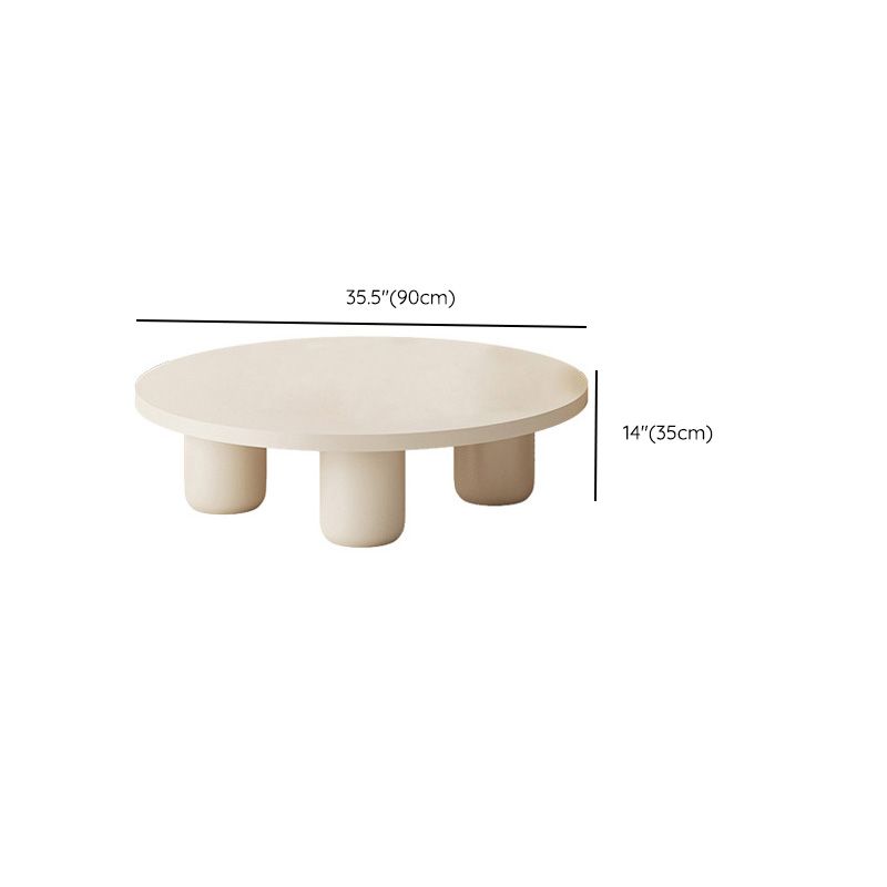 Contemporary Coffee Table Wooden Round Coffee Cocktail Table Clearhalo 'Coffee & Accent Tables' 'Coffee Tables' 'coffee_tables' 'furn' 'furn_coffee_tables' 'Furniture' 'Living Room Furniture' 1200x1200_2b2ede5e-ff48-4c95-935d-8ea9504d38cf