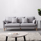 Modern Fabric Stationary Sofa 1/3-seat Flared Arm Sofa in Grey Clearhalo 'furn' 'furn_sofas' 'Furniture' 'Living Room Furniture' 'Sofa' 'sofas' 1200x1200_2b2f1818-5581-4cc0-8ef5-84f0e38478ee